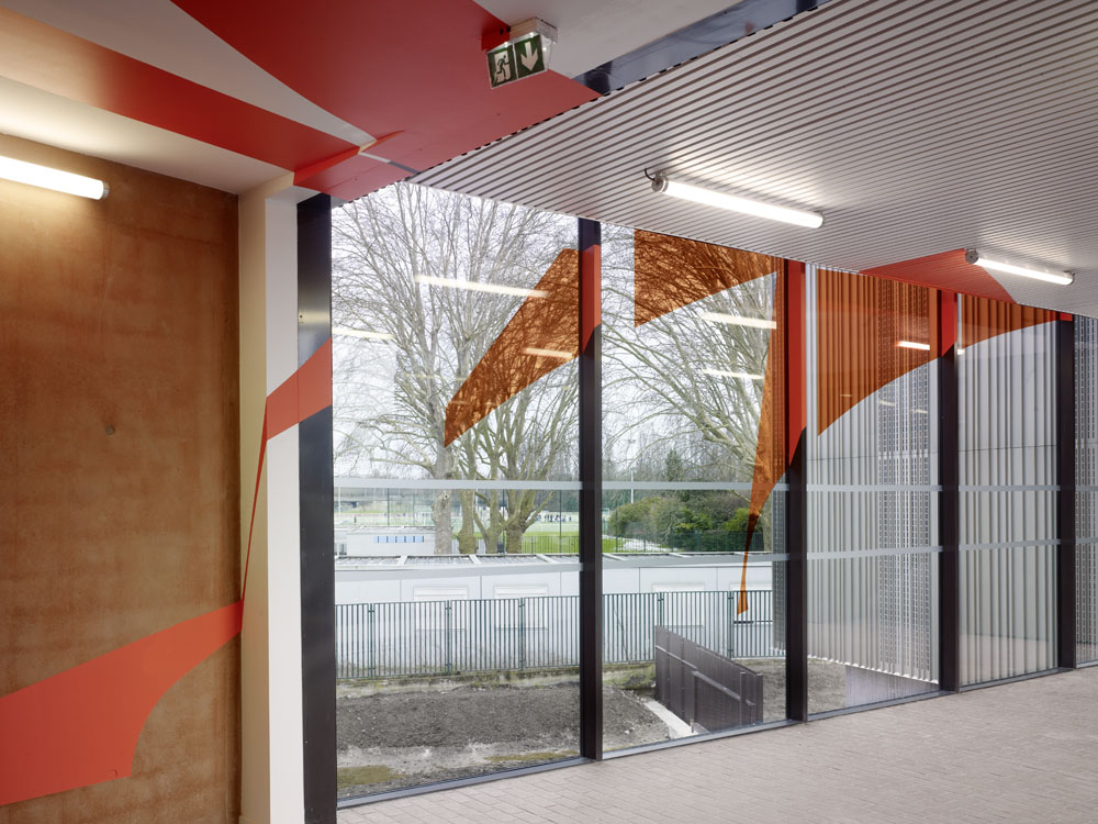 Collège Jean Lurçat, Saint-Denis. 1% artistique. Seine-Saint-Denis 2013Photo: André Morin