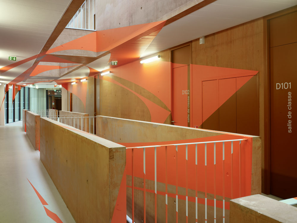 Collège Jean Lurçat, Saint-Denis. 1% artistique. Seine-Saint-Denis 2013Photo: André Morin