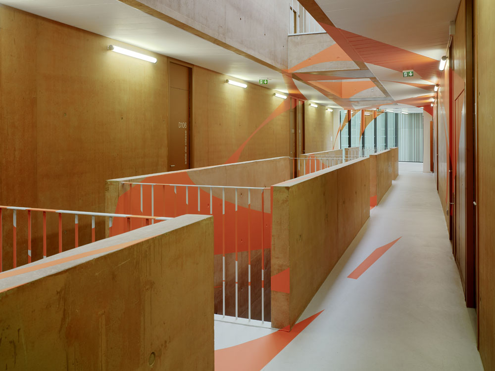Collège Jean Lurçat, Saint-Denis. 1% artistique. Seine-Saint-Denis 2013Photo: André Morin