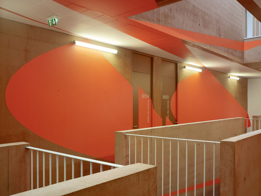Collège Jean Lurçat, Saint-Denis. 1% artistique. Seine-Saint-Denis 2013Photo: André Morin
