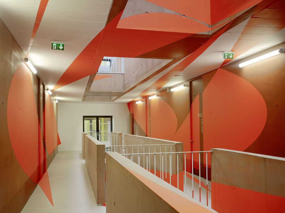 Collège Jean Lurçat, Saint-Denis. 1% artistique. Seine-Saint-Denis 2013Photo: André Morin