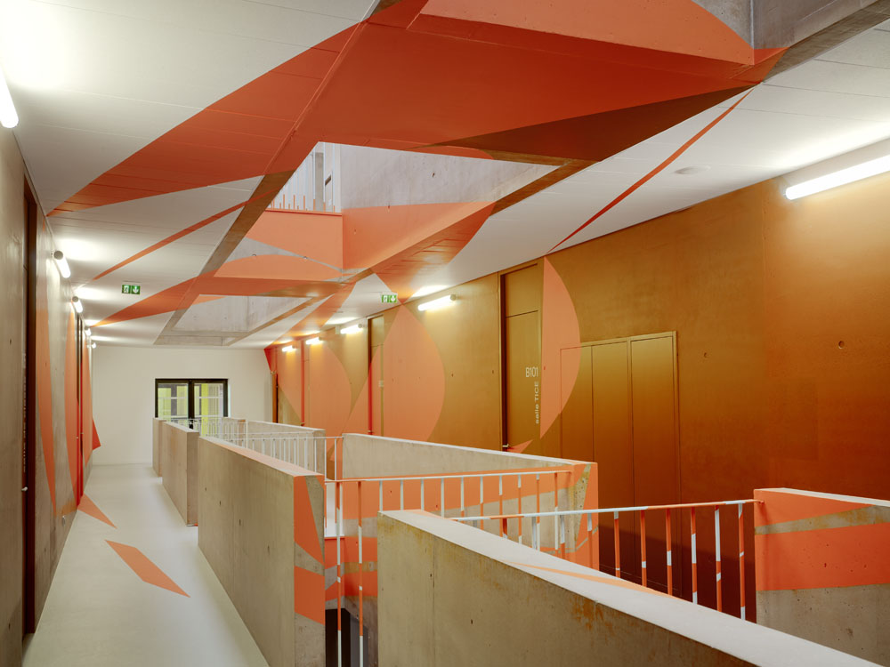 Collège Jean Lurçat, Saint-Denis. 1% artistique. Seine-Saint-Denis 2013Photo: André Morin