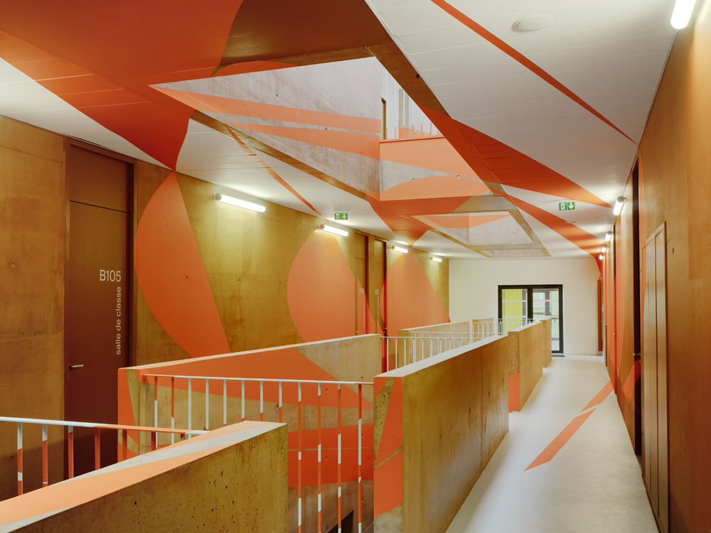 Collège Jean Lurçat, Saint-Denis. 1% artistique. Seine-Saint-Denis 2013Photo: André Morin