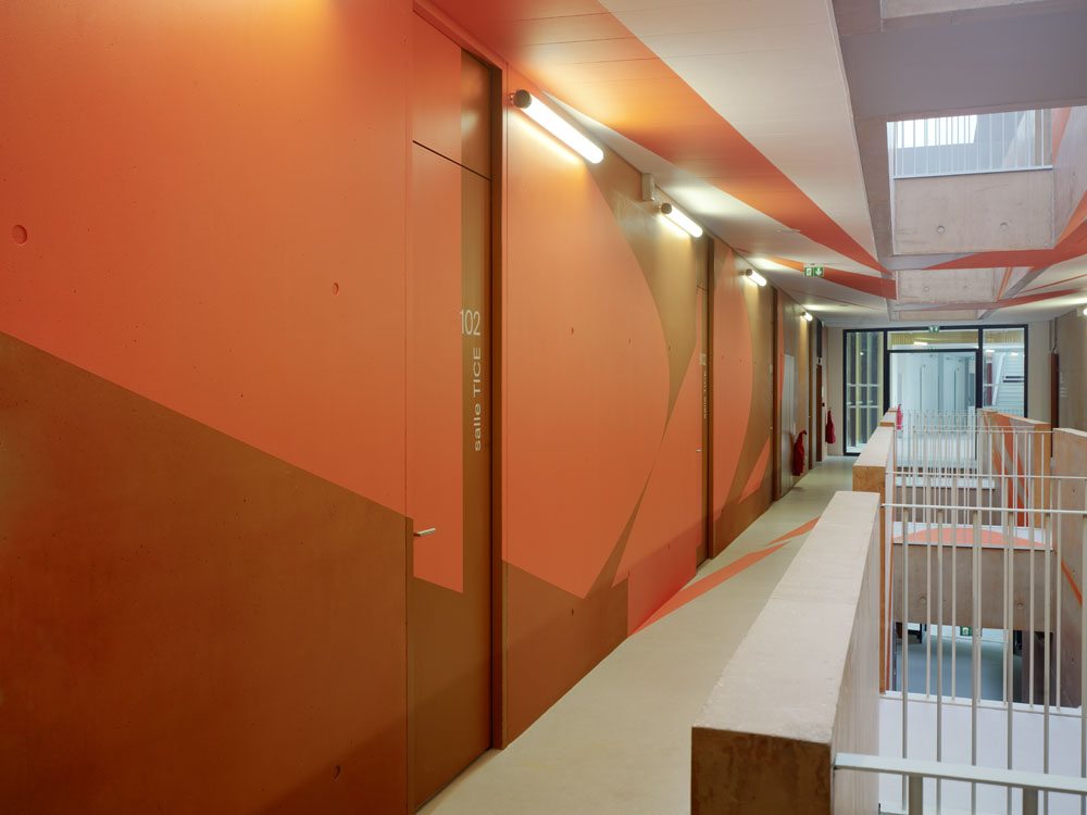 Collège Jean Lurçat, Saint-Denis. 1% artistique. Seine-Saint-Denis 2013Photo: André Morin