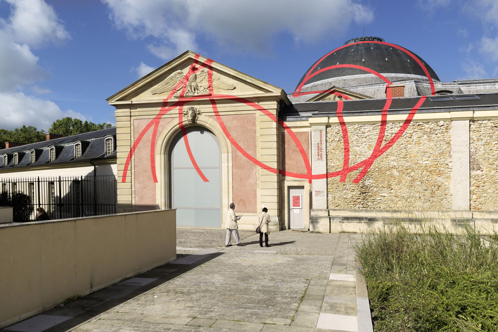 Exposition : « Des cercles des toits des façades » La Maréchalerie, Centre d'art contemporain, Versailles 2013Photo: André Morin