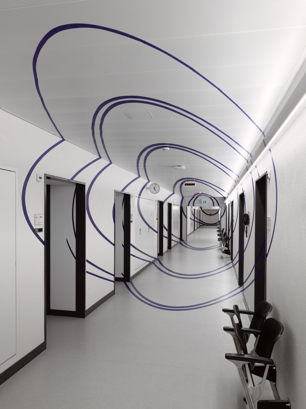 Klinik für Neurologie, Universitätsspital Kanton ZürichKunstsammlung Kanton Zürich, Kunst am BauCollection: Kanton ZürichPhoto:André Morin