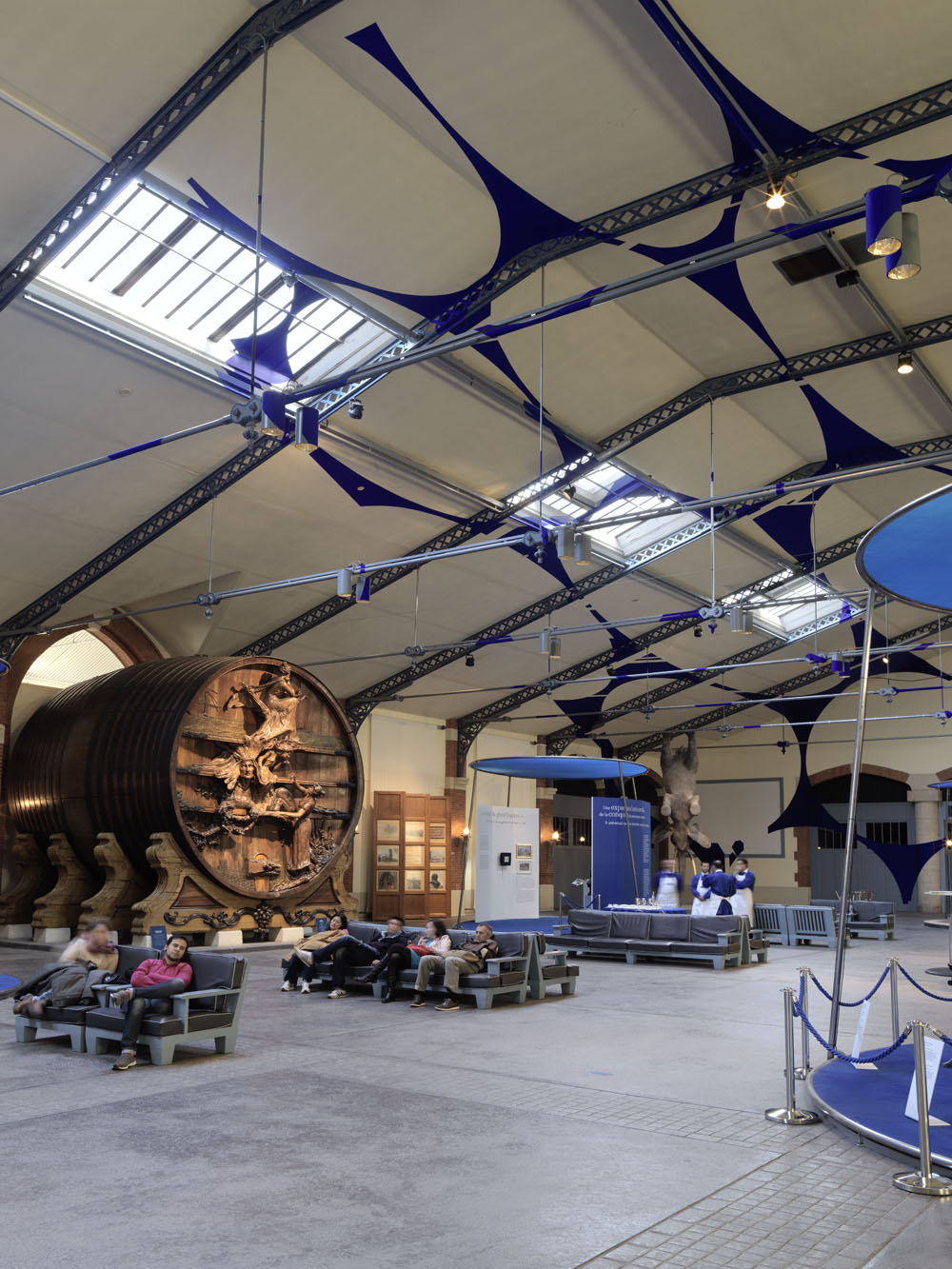 Exposition:BLEU-BRUT, EXPÉRIENCE POMMERY #12Photographie: André Morin