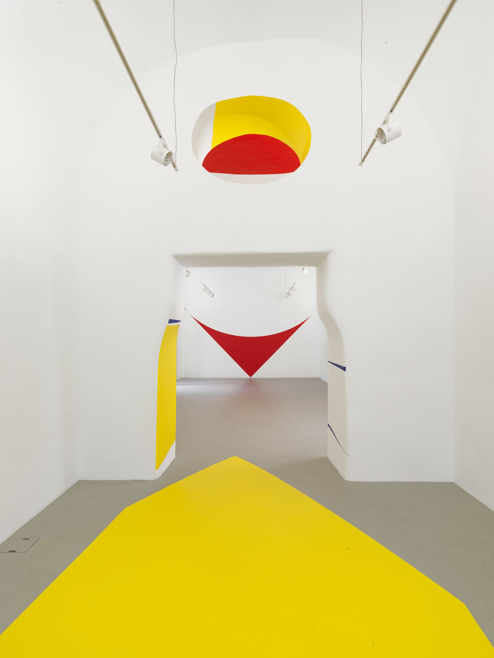 Exposition: "Felice Varini", Studio Trisorio NapoliPhoto: Luciano Romano