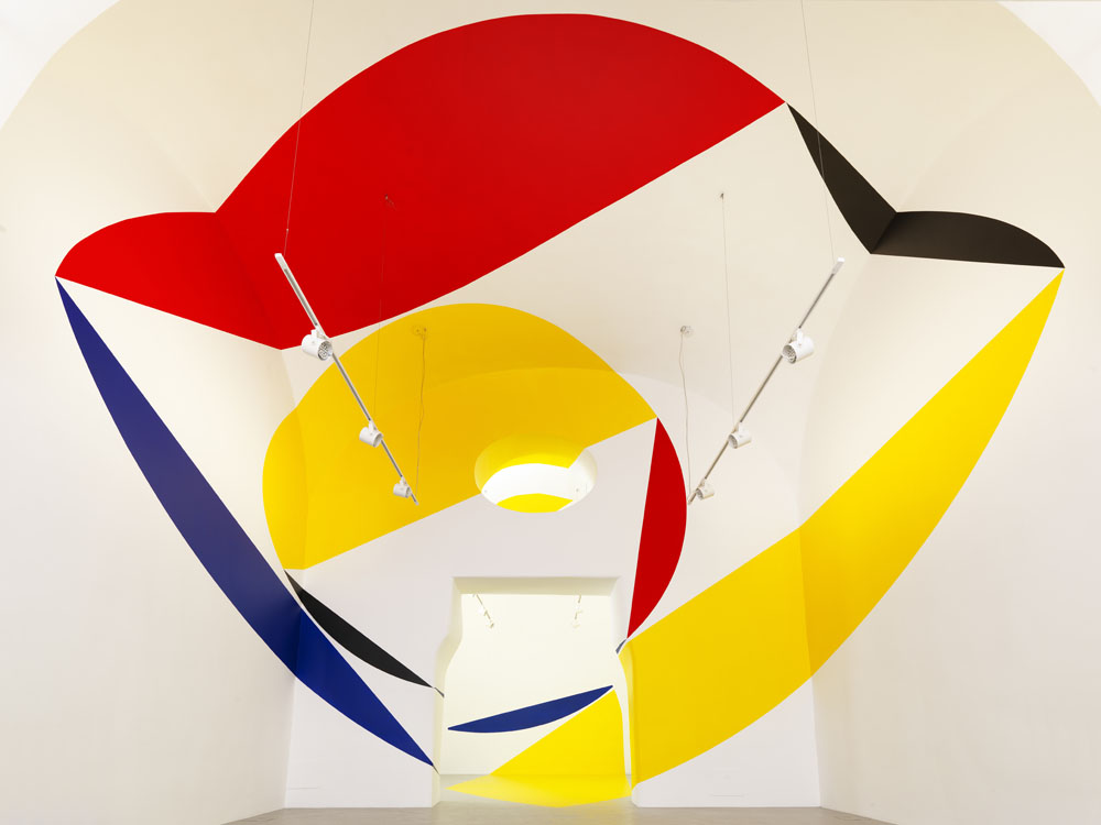 Exposition: "Felice Varini", Studio Trisorio NapoliPhoto: Luciano Romano