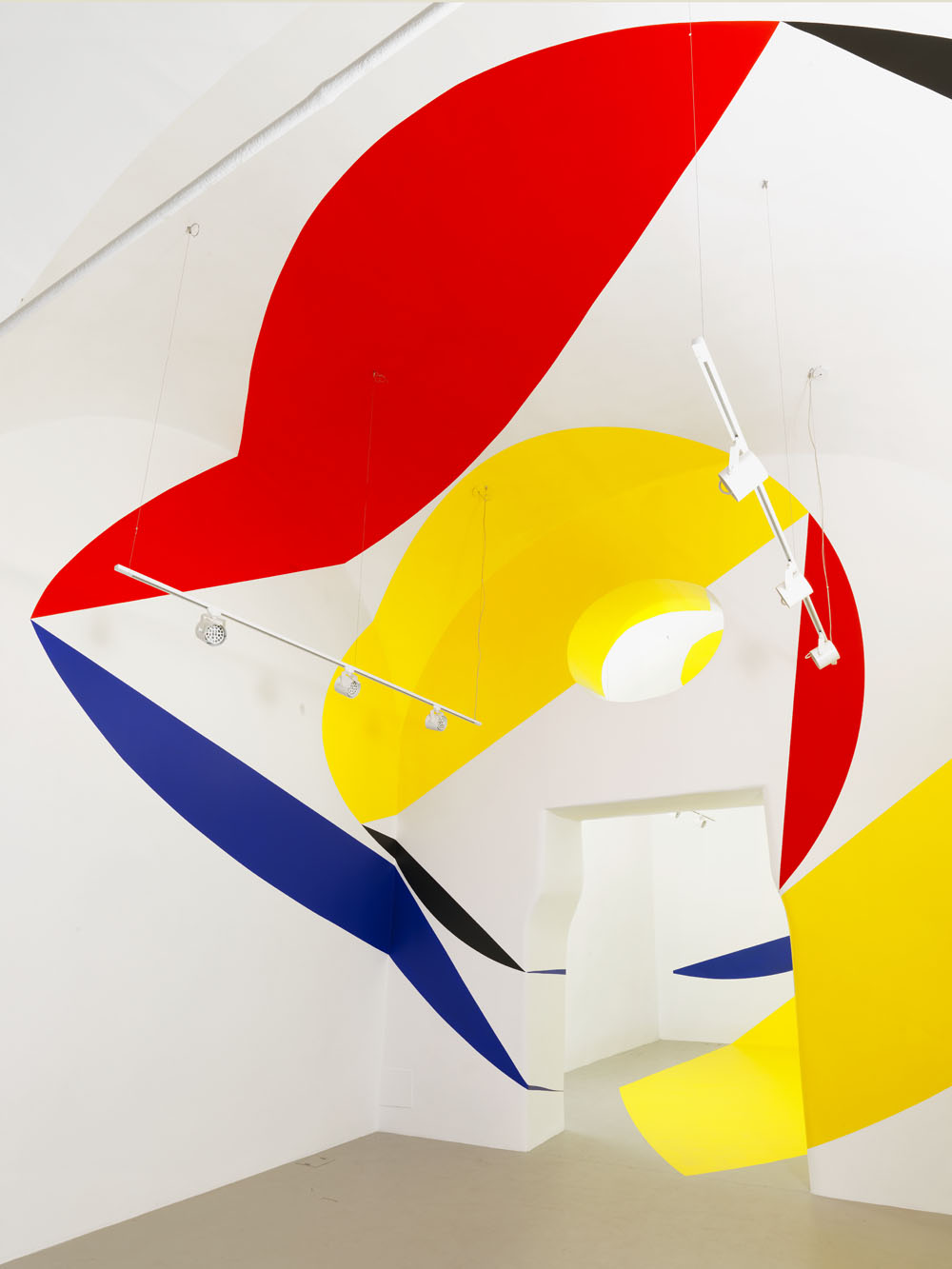 Exposition: "Felice Varini", Studio Trisorio NapoliPhoto: Luciano Romano