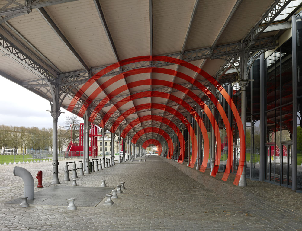 Exposition personnelle:"La Villette en suites" Parc de la Villette, ParisPhoto: André Morin