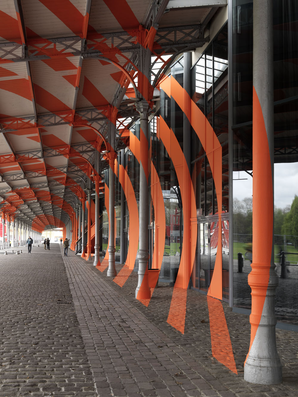 Exposition personnelle:"La Villette en suites" Parc de la Villette, ParisPhoto: André Morin
