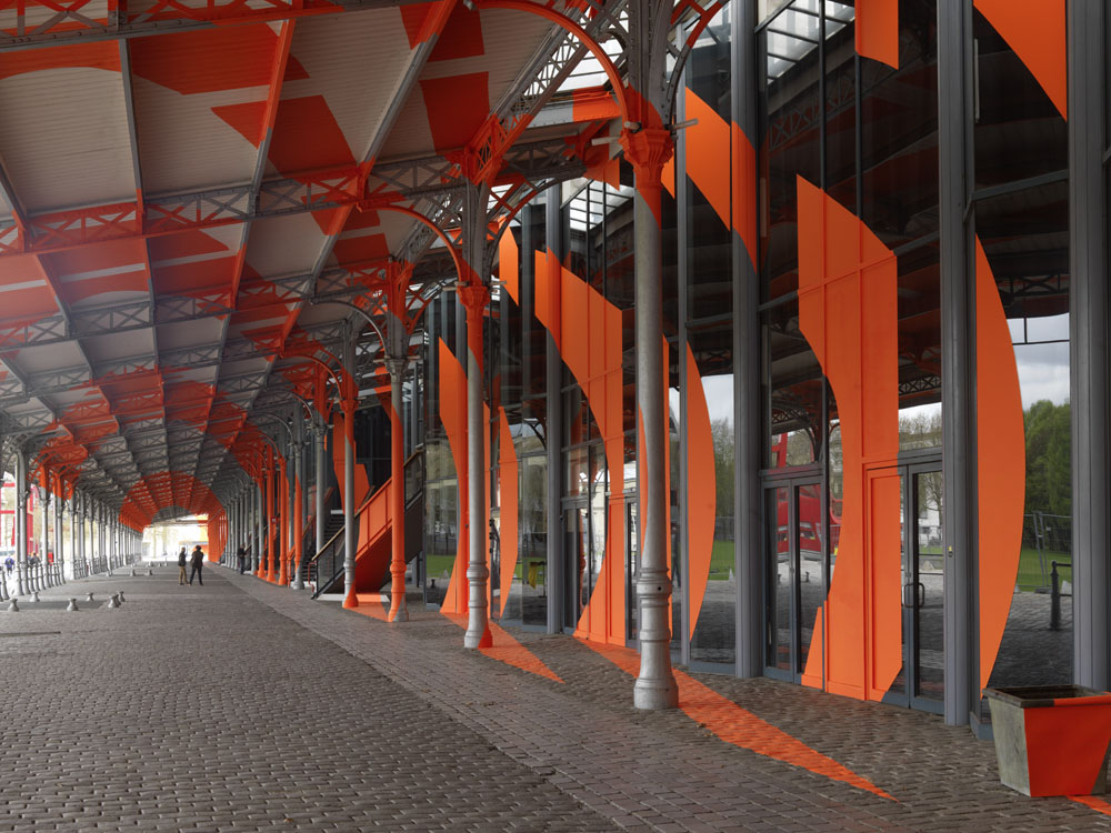 Exposition personnelle:"La Villette en suites" Parc de la Villette, ParisPhoto: André Morin