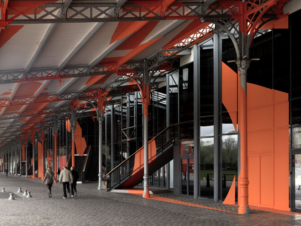 Exposition personnelle:"La Villette en suites" Parc de la Villette, ParisPhoto: André Morin