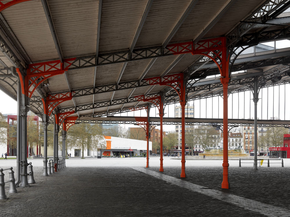 Exposition personnelle:"La Villette en suites" Parc de la Villette, ParisPhoto: André Morin