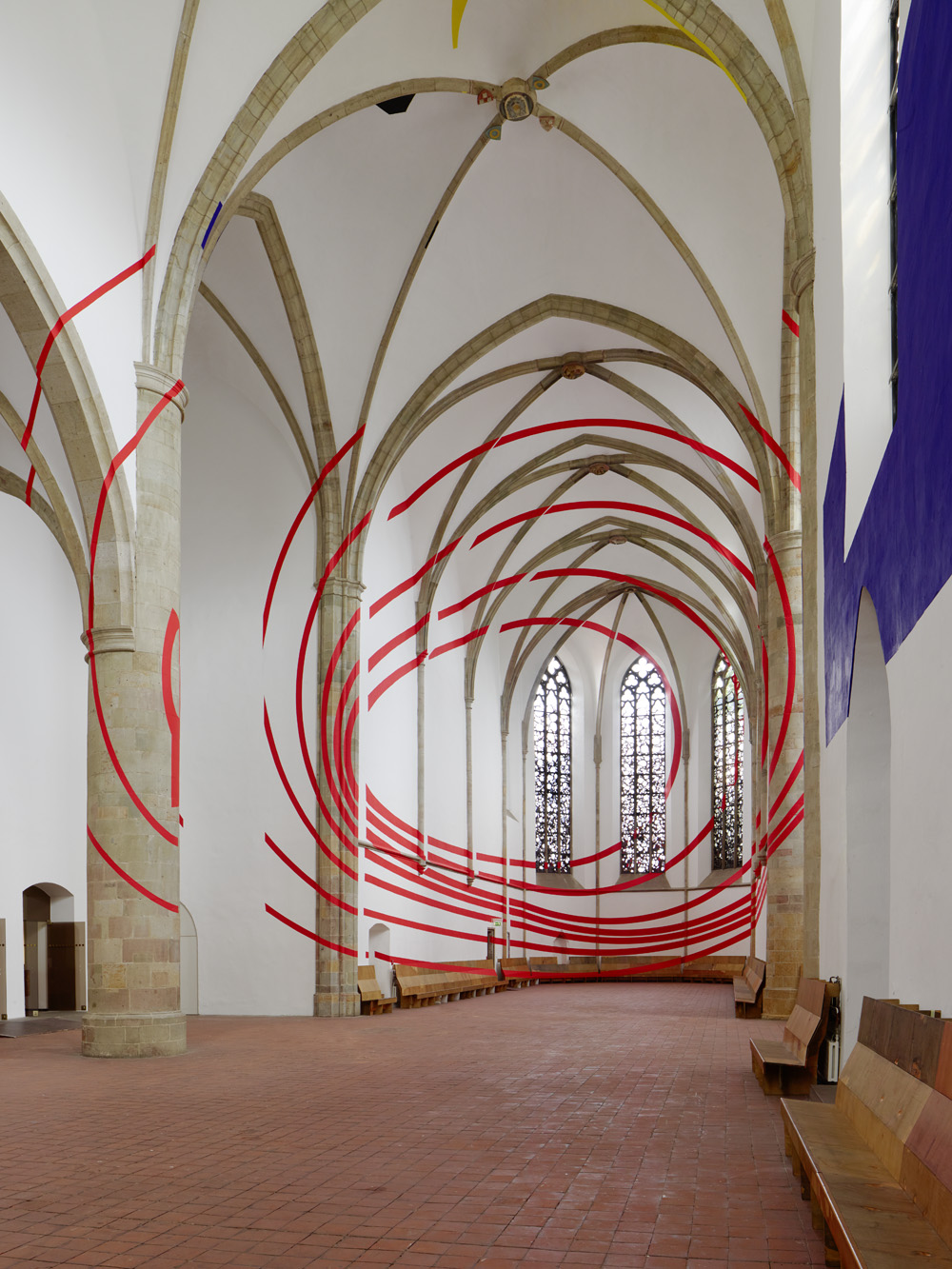 Exposition: Felice Varini Kunsthalle OsnabrückPhoto: André Morin