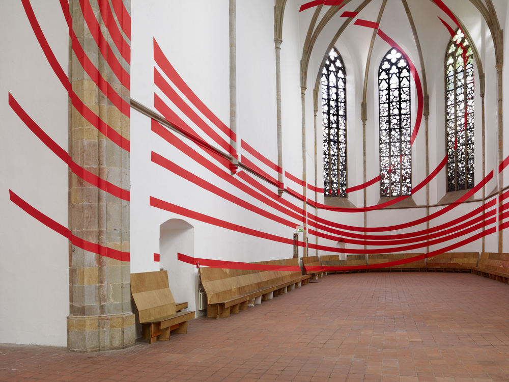Exposition: Felice Varini Kunsthalle OsnabrückPhoto: André Morin