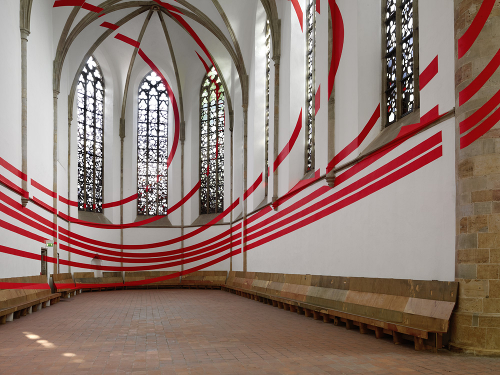 Exposition: Felice Varini Kunsthalle OsnabrückPhoto: André Morin
