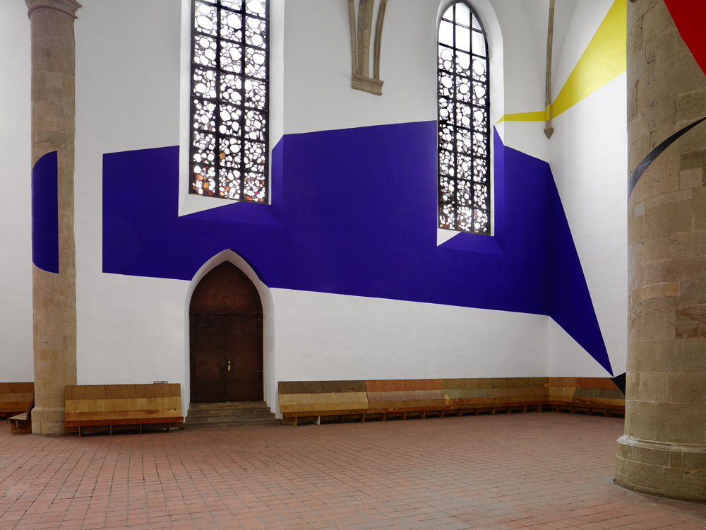 Exposition: Felice Varini Kunsthalle OsnabrückPhoto: André Morin