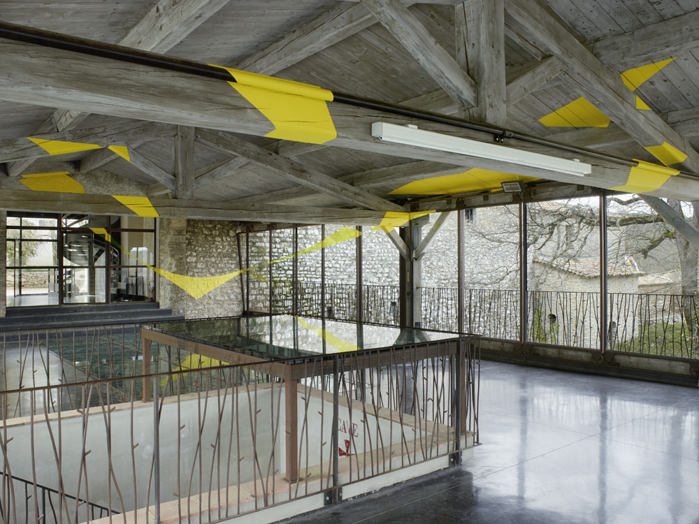 Disques dans le triangle, Flassans-sur-Issole, France, 2018, Collection: Commanderie de Peyrassol