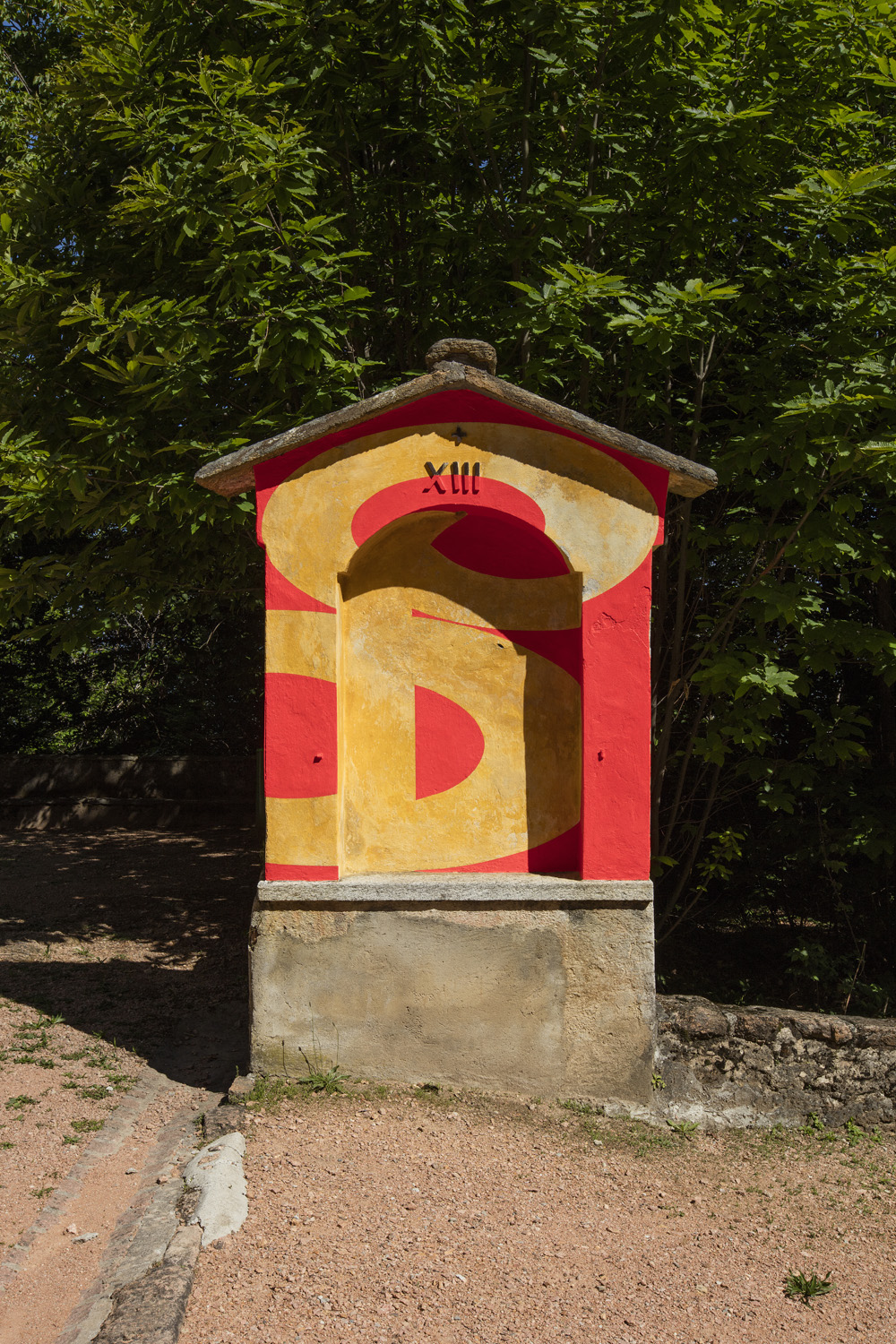 Senza Titolo, Madonna d'Ongero - Carona", Carona, 2018, Exposition: "14 artisti via Crucis -