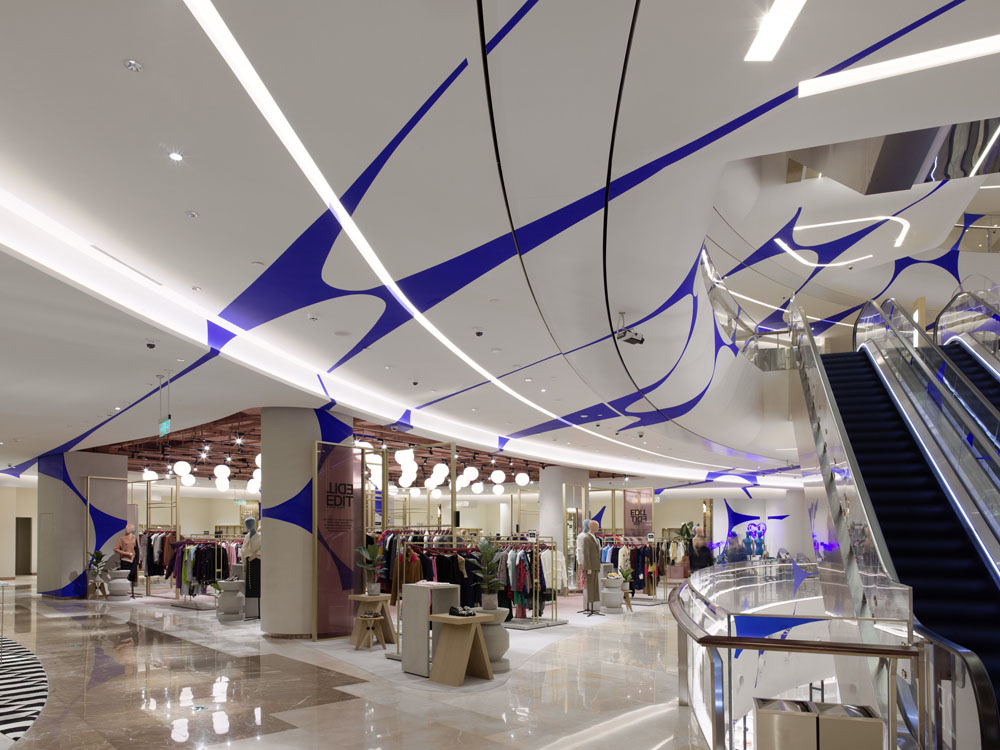 Danse d’ellipses, Shanghai, China, 2019, Galeries Lafayette Mall, Shanghai