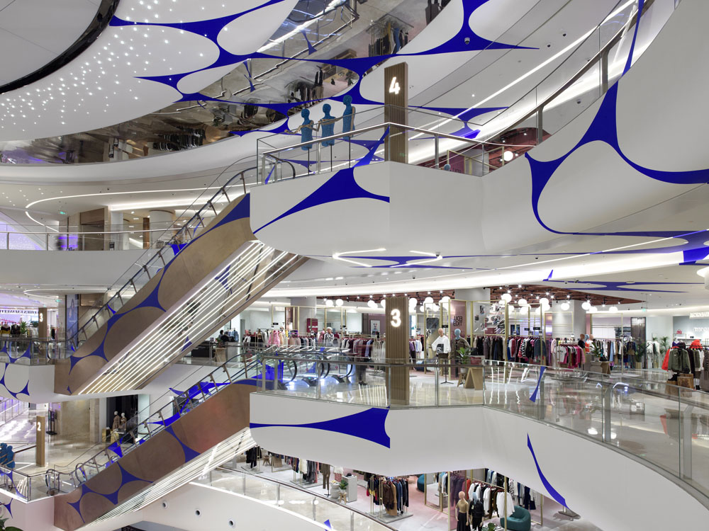 Danse d’ellipses, Shanghai, China, 2019, Galeries Lafayette Mall, Shanghai