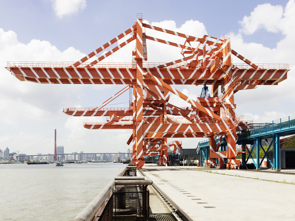 Set of Diagonals for Cranes, Collection: Shanghai Yangpu Waterfront, Shanghai, 2019, Exposition: "Encounter" Shanghai Urban Space Art Season 2019