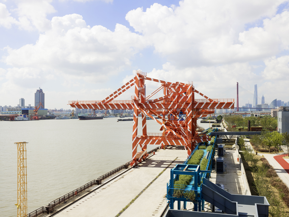 Set of Diagonals for Cranes, Collection: Shanghai Yangpu Waterfront, Shanghai, 2019, Exposition: "Encounter" Shanghai Urban Space Art Season 2019