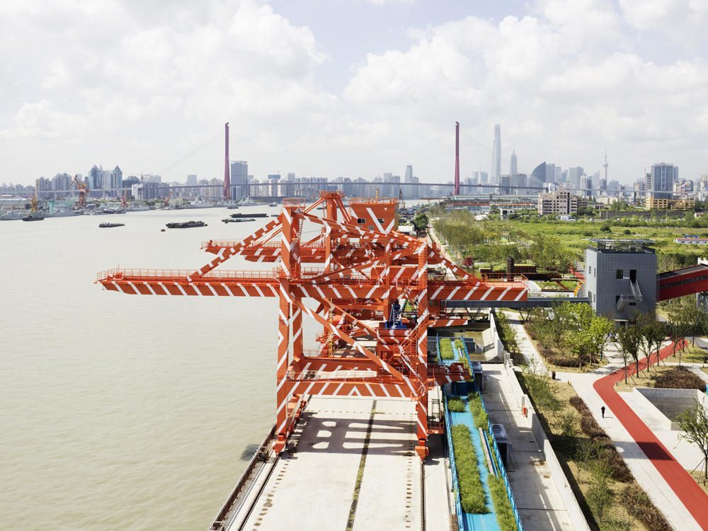 Set of Diagonals for Cranes, Collection: Shanghai Yangpu Waterfront, Shanghai, 2019, Exposition: "Encounter" Shanghai Urban Space Art Season 2019
