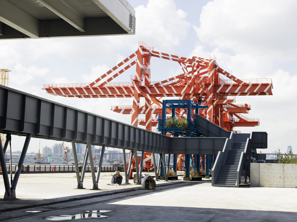 Set of Diagonals for Cranes, Collection: Shanghai Yangpu Waterfront, Shanghai, 2019, Exposition: "Encounter" Shanghai Urban Space Art Season 2019