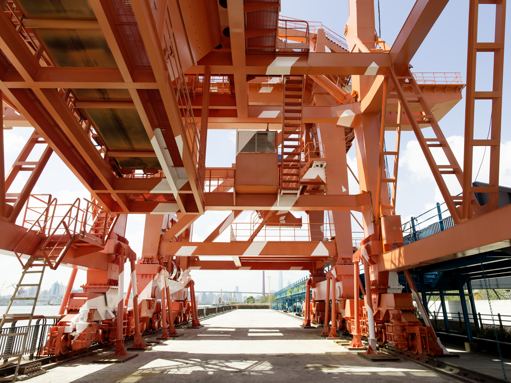 Set of Diagonals for Cranes, Collection: Shanghai Yangpu Waterfront, Shanghai, 2019, Exposition: "Encounter" Shanghai Urban Space Art Season 2019