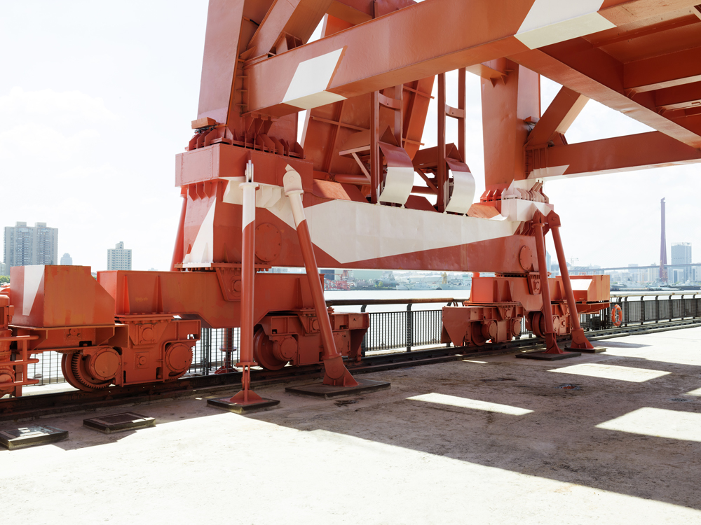 Set of Diagonals for Cranes, Collection: Shanghai Yangpu Waterfront, Shanghai, 2019, Exposition: "Encounter" Shanghai Urban Space Art Season 2019