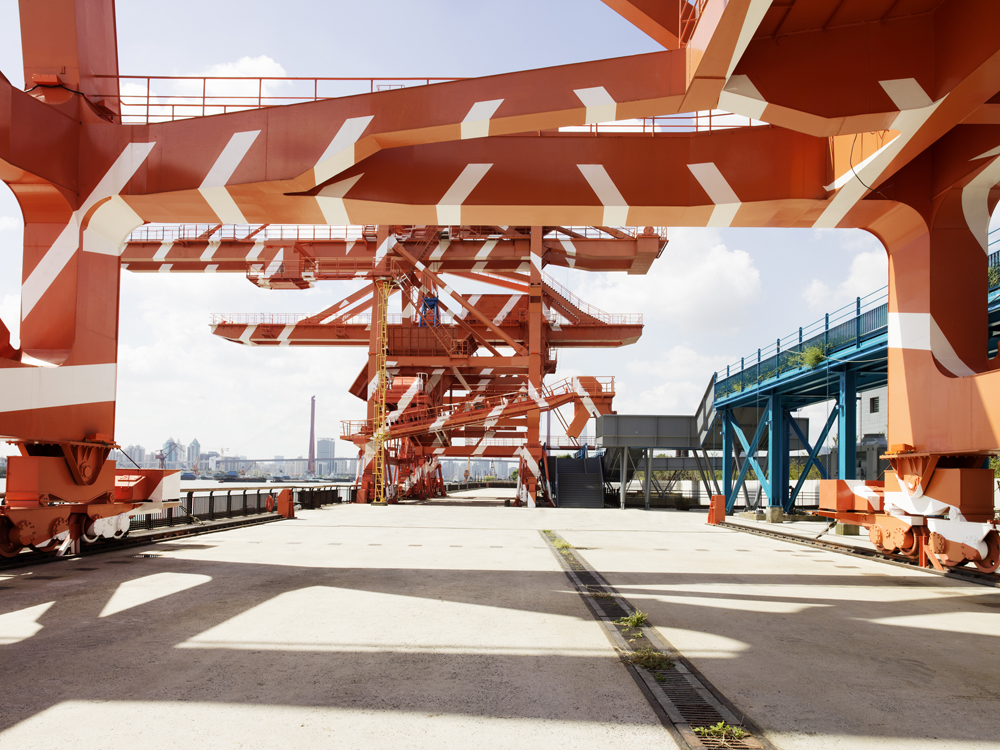 Set of Diagonals for Cranes, Collection: Shanghai Yangpu Waterfront, Shanghai, 2019, Exposition: "Encounter" Shanghai Urban Space Art Season 2019