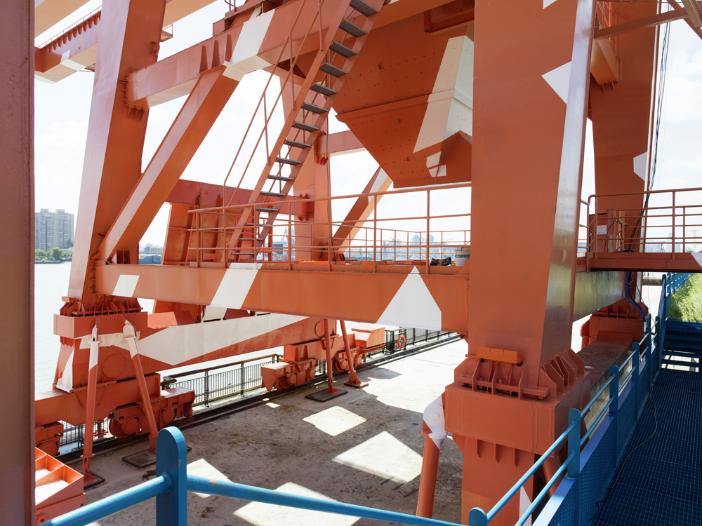 Set of Diagonals for Cranes, Collection: Shanghai Yangpu Waterfront, Shanghai, 2019, Exposition: "Encounter" Shanghai Urban Space Art Season 2019
