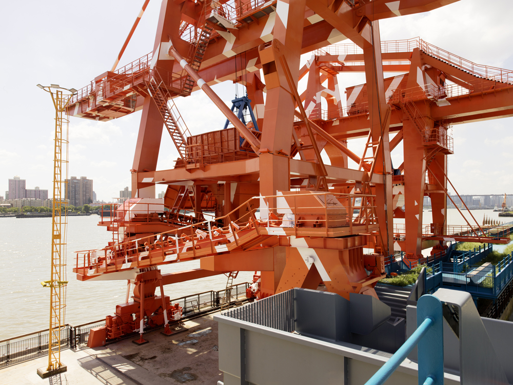 Set of Diagonals for Cranes, Collection: Shanghai Yangpu Waterfront, Shanghai, 2019, Exposition: "Encounter" Shanghai Urban Space Art Season 2019