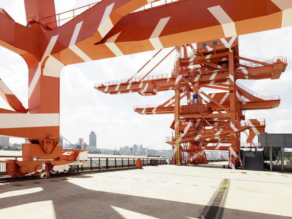 Set of Diagonals for Cranes, Collection: Shanghai Yangpu Waterfront, Shanghai, 2019, Exposition: "Encounter" Shanghai Urban Space Art Season 2019