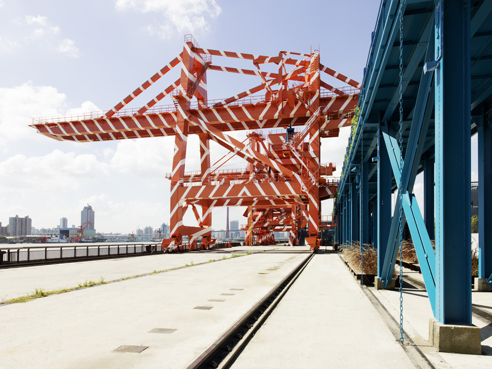 Set of Diagonals for Cranes, Collection: Shanghai Yangpu Waterfront, Shanghai, 2019, Exposition: "Encounter" Shanghai Urban Space Art Season 2019