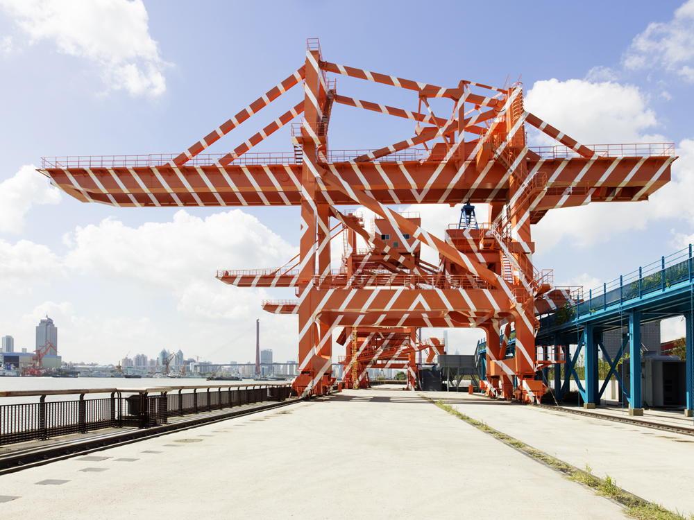 Set of Diagonals for Cranes, Collection: Shanghai Yangpu Waterfront, Shanghai, 2019, Exposition: "Encounter" Shanghai Urban Space Art Season 2019