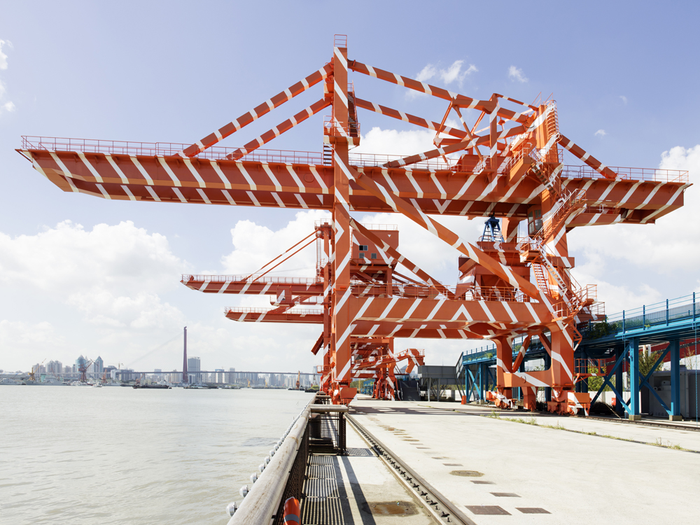 Set of Diagonals for Cranes, Collection: Shanghai Yangpu Waterfront, Shanghai, 2019, Exposition: "Encounter" Shanghai Urban Space Art Season 2019