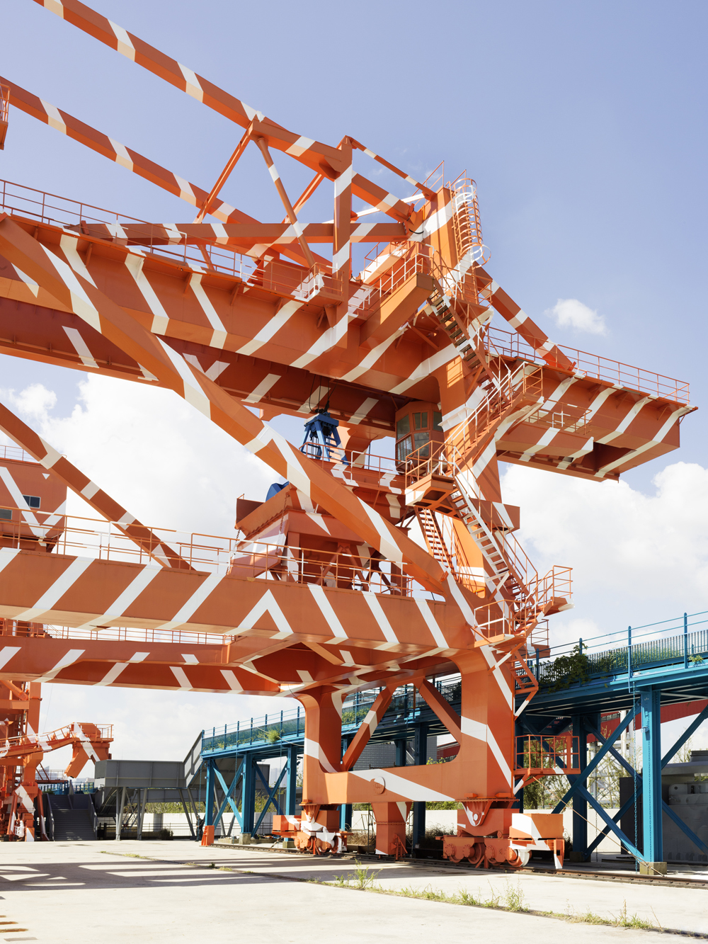 Set of Diagonals for Cranes, Collection: Shanghai Yangpu Waterfront, Shanghai, 2019, Exposition: "Encounter" Shanghai Urban Space Art Season 2019