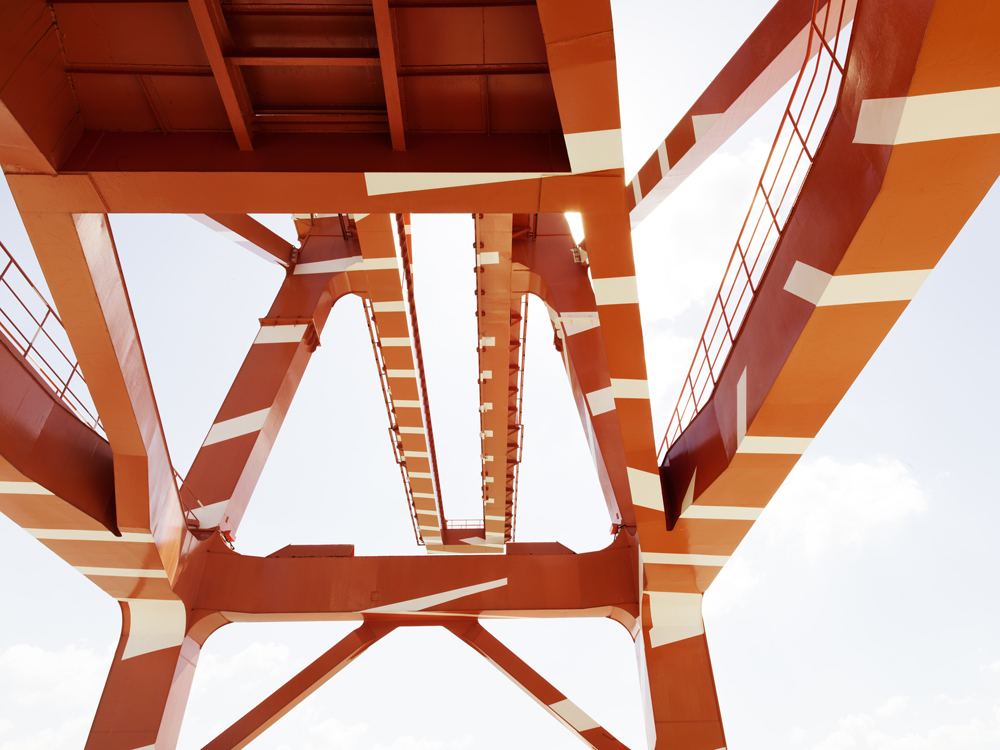 Set of Diagonals for Cranes, Collection: Shanghai Yangpu Waterfront, Shanghai, 2019, Exposition: "Encounter" Shanghai Urban Space Art Season 2019