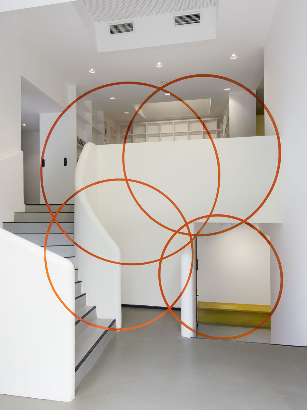 Quatre couronnes circulaires entremêlées, France, Collection : Hubert Bonnet, 2021, Actualisation N°1 : Fondation CAB, Saint Paul-de-Vence 2021