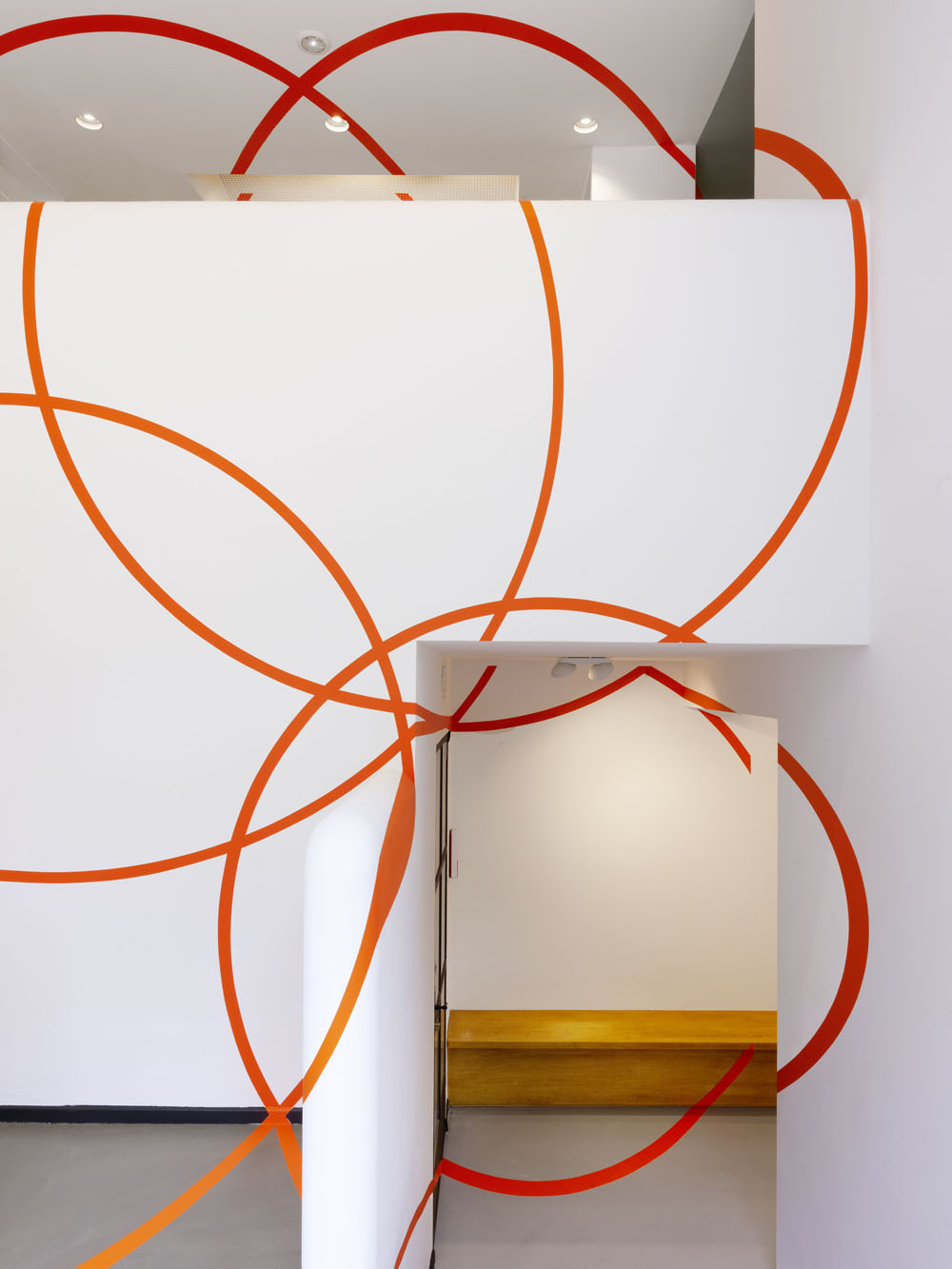 Quatre couronnes circulaires entremêlées, France, Collection : Hubert Bonnet, 2021, Actualisation N°1 : Fondation CAB, Saint Paul-de-Vence 2021