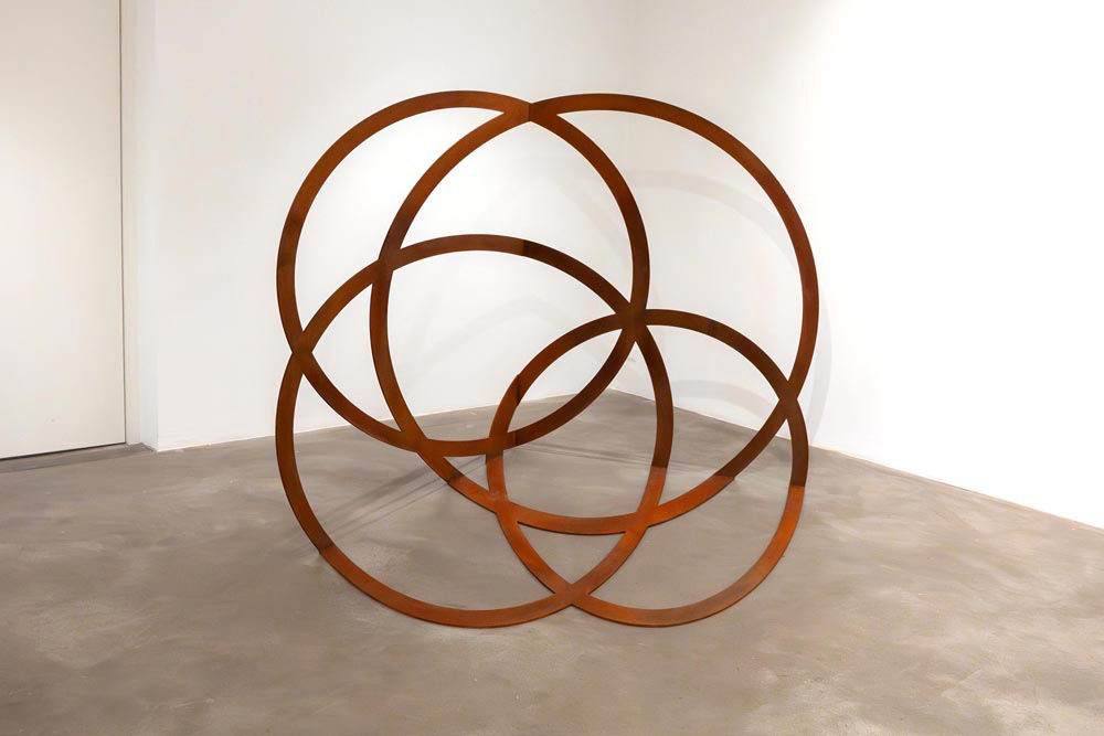 Quatro cerchi nel quadrato, Berlin, Allemagne, 2024, Exposition: Michael Fuchs Galerie, Berlin