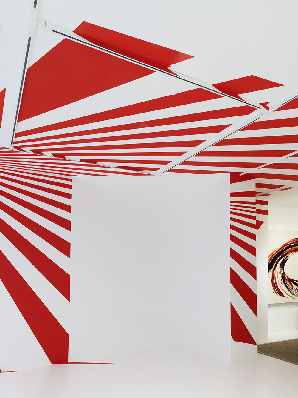 De l’angle au triangle, Une exposition montée en collaboration avec Jean-Hubert Martin., Olivier Varenne, 2023, Exposition : "Des perspectives pour la peinture" Borgeaud-Frize-Varini