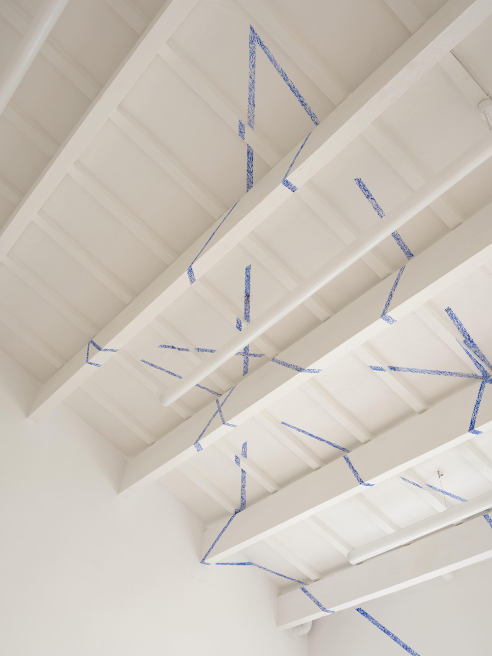 Une ligne huit droites neuf points, Espagne, 2024, Exibition: Albarràn Bourdais gallery. Menorque.