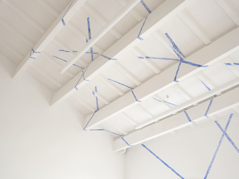 Une ligne huit droites neuf points, Espagne, 2024, Exibition: Albarràn Bourdais gallery. Menorque.