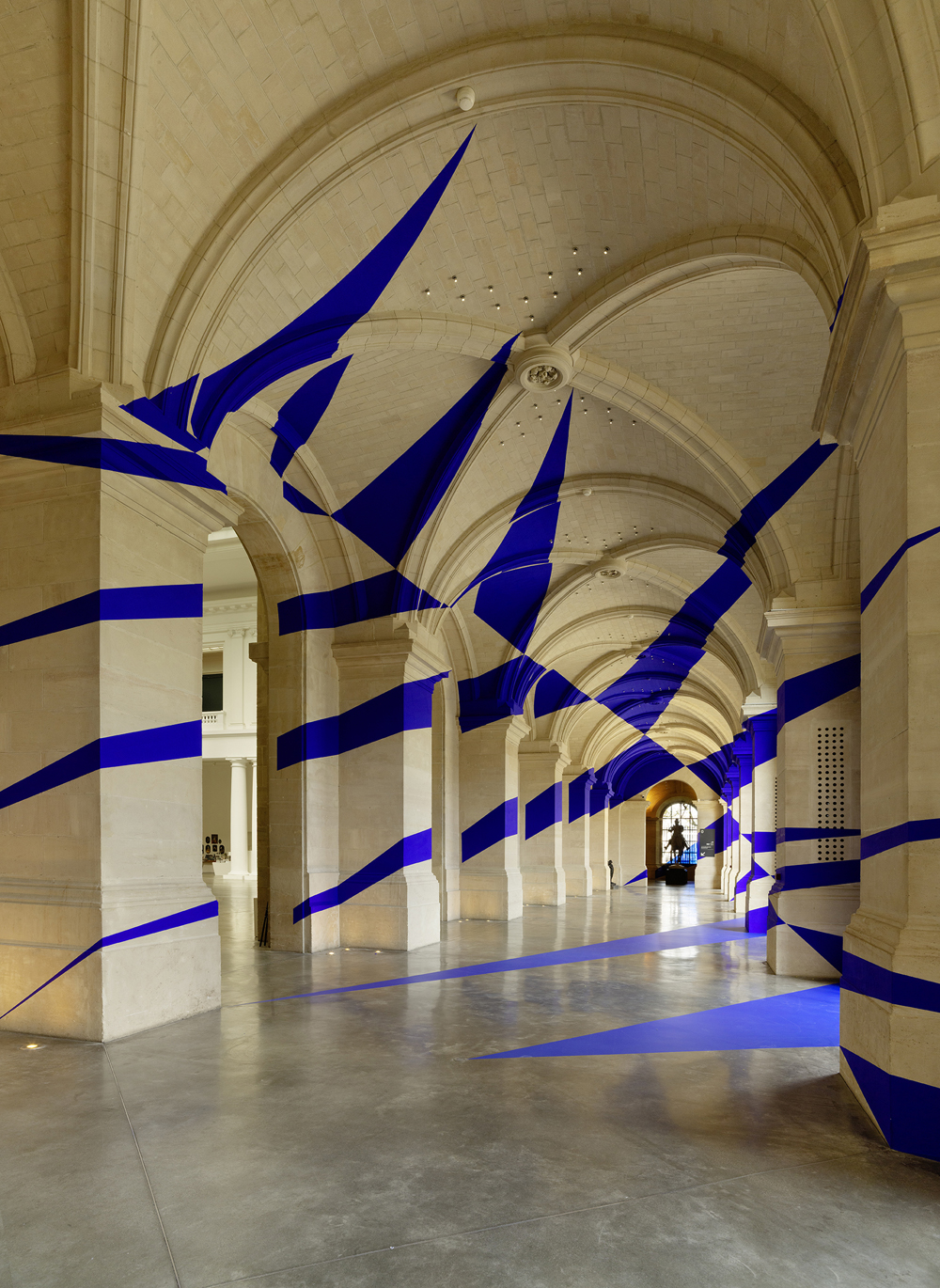 Diagonale aux dix-sept triangles, Palais des Beaux-Arts, Lille, France, 2025, Exposition: "Eclats en échos"