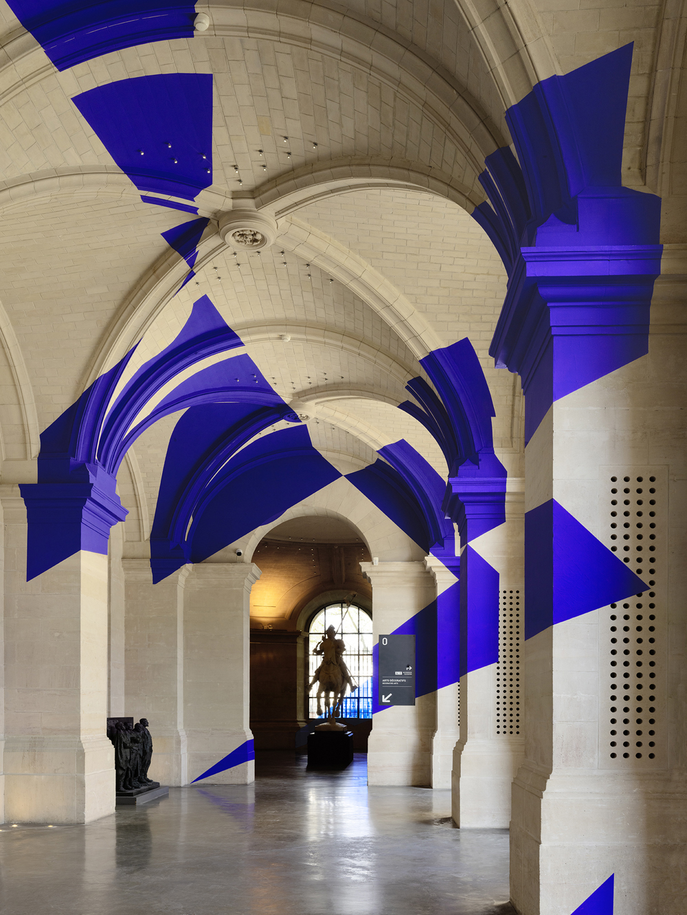 Diagonale aux dix-sept triangles, Palais des Beaux-Arts, Lille, France, 2025, Exposition: "Eclats en échos"